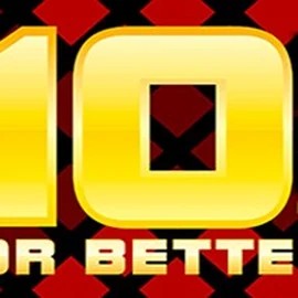 10s or Better slot logo by 1x2gaming at Spinmacho Casino