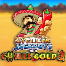 Official Jackpots logo: Stellar Jackpots with Chilli Gold x2 by Lightning Box Game at Spinmacho Casino