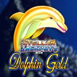 Dolphin Gold with Stellar Jackpots casino game by Lightning Box Game – featured logo at Spinmacho Casino