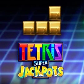 Tetris Super Jackpots slot logo by WMS at Spinmacho Casino